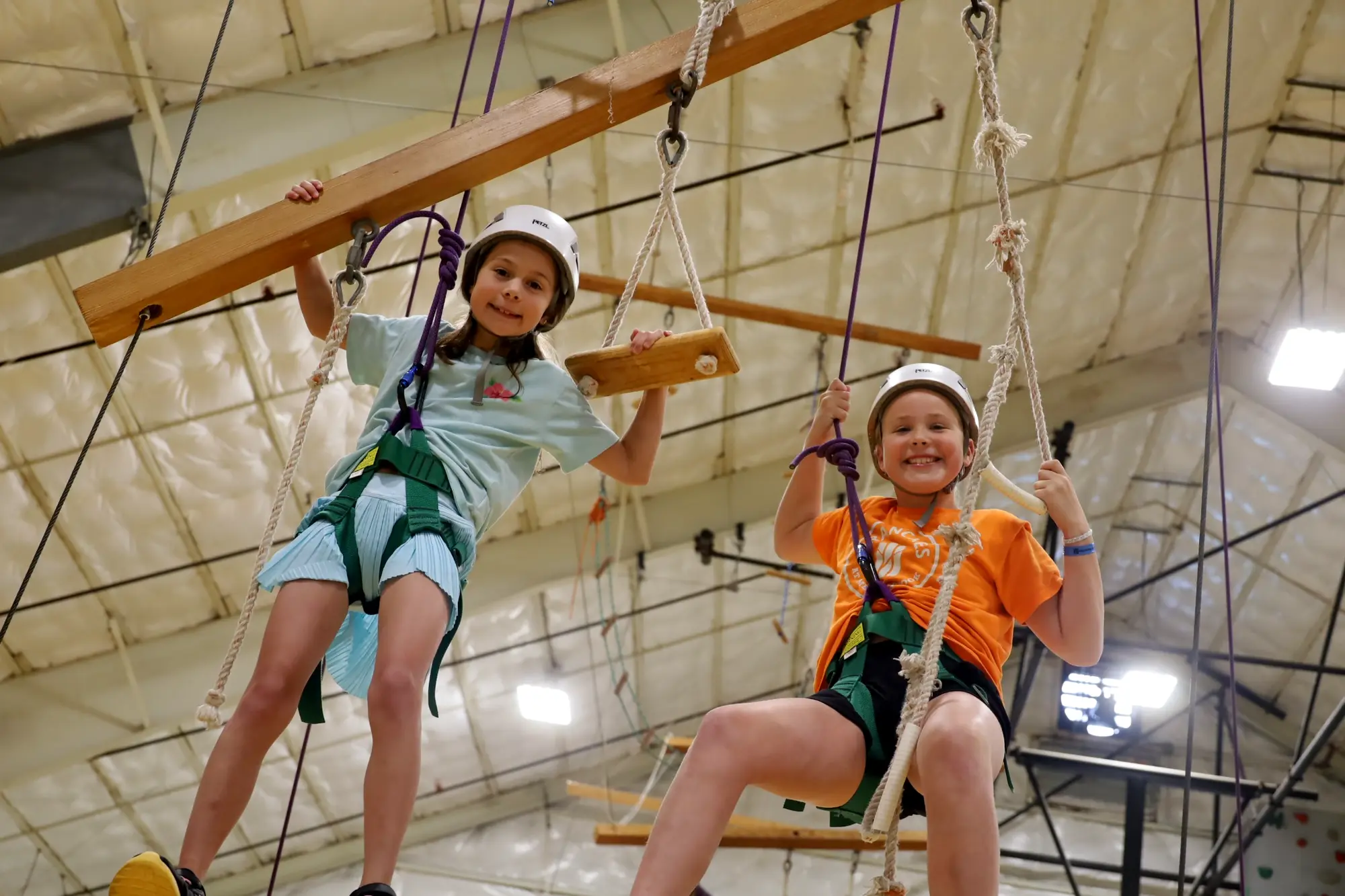 Children playing outdoors at Branches